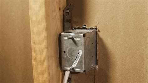 loose electrical box in brick wall|electrical outlet too tight.